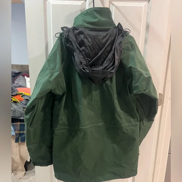 Soft shell rain jacket
